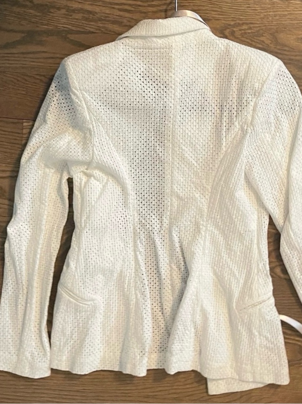 Sold Out House of CB Eyelet White Blazer XS Bridal Archive Linen - Picture 13 of 13